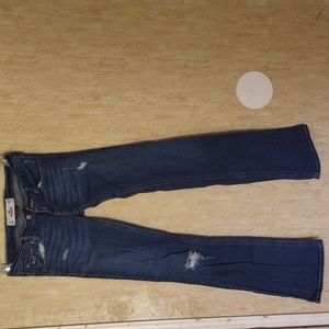 Hollister sz 0s distressed jeans